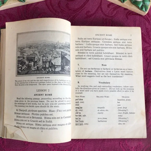1928 Vintage Book: Latin for Today First Year Course by Gray and Jenkins - Picture 8 of 10